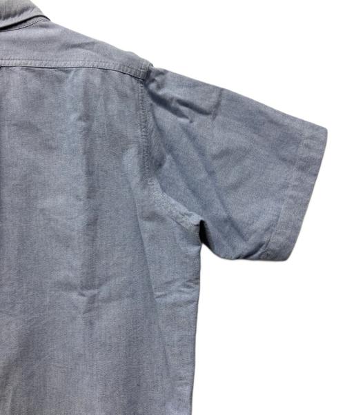 MOUNTAIN RESEARCH（マウンテンリサーチ）MOUNTAIN RESEARCH (マウンテンリサーチ) 半袖BDシャツ ブルー サイズ:Mの古着・服飾アイテム