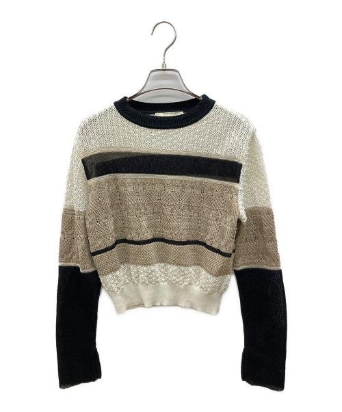 PUBLIC TOKYO（パブリックトウキョウ）PUBLIC TOKYO (パブリックトウキョウ) ニットセットアップ ベージュ サイズ:FREEの古着・服飾アイテム