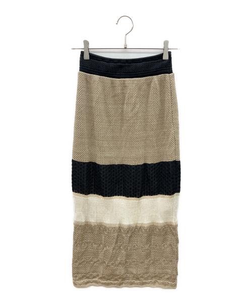 PUBLIC TOKYO（パブリックトウキョウ）PUBLIC TOKYO (パブリックトウキョウ) ニットセットアップ ベージュ サイズ:FREEの古着・服飾アイテム