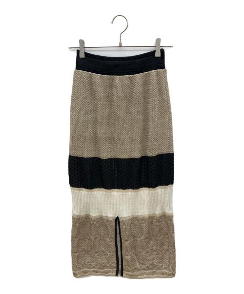 PUBLIC TOKYO（パブリックトウキョウ）PUBLIC TOKYO (パブリックトウキョウ) ニットセットアップ ベージュ サイズ:FREEの古着・服飾アイテム