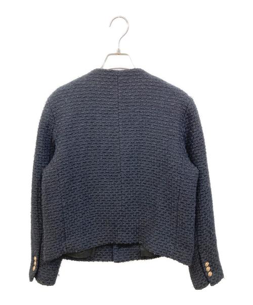 RANDEBOO（ランデブー）RANDEBOO (ランデブー) Classic tweed jacket ブラック サイズ:Fの古着・服飾アイテム