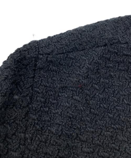 RANDEBOO（ランデブー）RANDEBOO (ランデブー) Classic tweed jacket ブラック サイズ:Fの古着・服飾アイテム