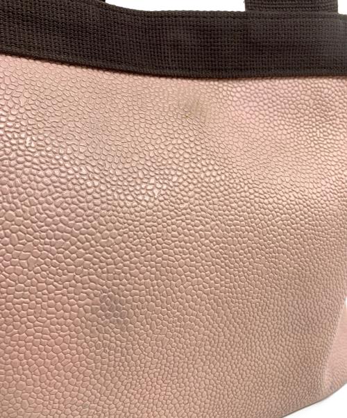 Herve Chapelier（エルベシャプリエ）Herve Chapelier (エルベシャプリエ) M SQUARE TOTE BAG ピンクの古着・服飾アイテム