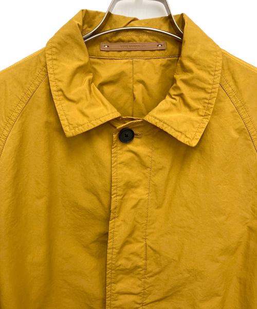 SCYEBASICS（サイベーシックス）SCYEBASICS (サイベーシックス) バルマカーンコート イエロー サイズ:36の古着・服飾アイテム