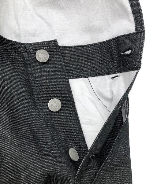 ESTNATION（エストネーション）ESTNATION (エストネーション) コットンデニムオーバーオールワンピース グレー サイズ:36の古着・服飾アイテム