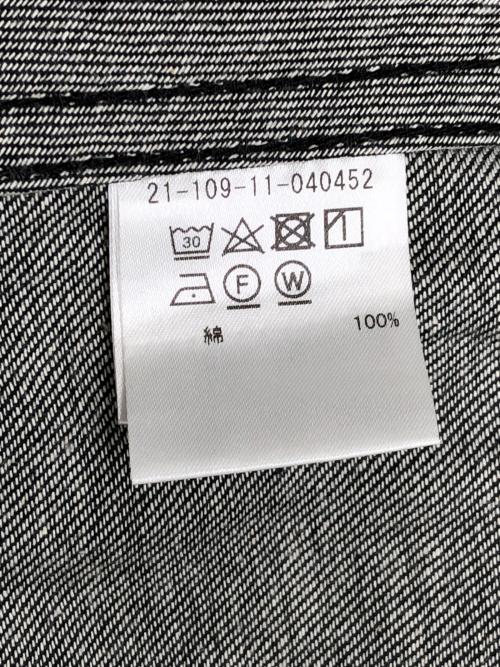 ESTNATION（エストネーション）ESTNATION (エストネーション) コットンデニムオーバーオールワンピース グレー サイズ:36の古着・服飾アイテム