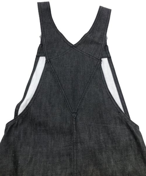 ESTNATION（エストネーション）ESTNATION (エストネーション) コットンデニムオーバーオールワンピース グレー サイズ:36の古着・服飾アイテム
