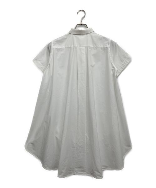 sacai（サカイ）sacai (サカイ) ロングシャツ ホワイト サイズ:2の古着・服飾アイテム