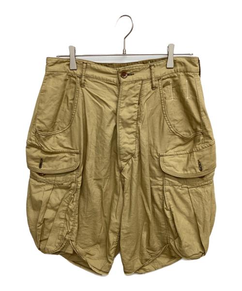 KAPITAL（キャピタル）KAPITAL (キャピタル) カットオフカーゴハーフパンツ ベージュ サイズ:3の古着・服飾アイテム