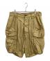 KAPITAL（キャピタル）の古着「カットオフカーゴハーフパンツ」｜ベージュ