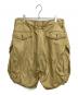 KAPITAL (キャピタル) カットオフカーゴハーフパンツ ベージュ サイズ:3：10000円
