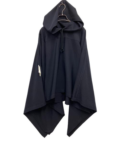 COMME des GARCONS HOMME DEUX（コムデギャルソン オム ドゥ）COMME des GARCONS HOMME DEUX (コムデギャルソン オム ドゥ) ウールギャバジンフーデッドポンチョ ネイビー サイズ:Freeの古着・服飾アイテム