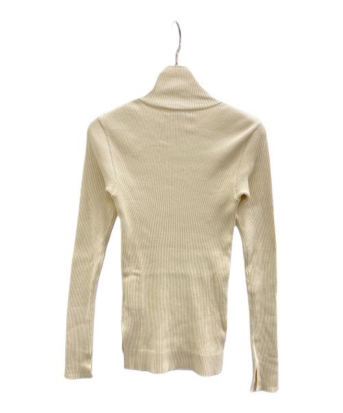 AURALEE（オーラリー）AURALEE (オーラリー) Ron Herman (ロンハーマン) タートルリブニット ベージュの古着・服飾アイテム
