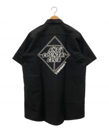 ANTI COUNTRY CLUB×tangram（アンタイ カントリー クラブ×タングラム）の古着「ワークシャツ」｜ブラック
