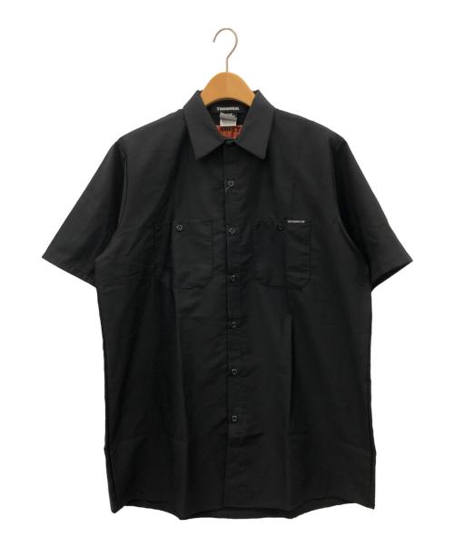 ANTI COUNTRY CLUB（アンタイ カントリー クラブ）ANTi COUNTRY CLUB (アンチカントリークラブ) TANGRAM (タングラム) ワークシャツ ブラック サイズ:Lの古着・服飾アイテム