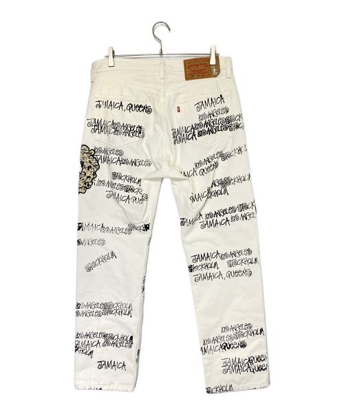 Denim Tears（デニムティアーズ）Denim Tears (デニムティアーズ) stussy (ステューシー) OUR LEGACY (アワーレガシー) 501デニムパンツ ホワイト サイズ:34の古着・服飾アイテム