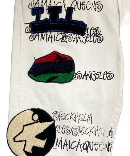 Denim Tears（デニムティアーズ）Denim Tears (デニムティアーズ) stussy (ステューシー) OUR LEGACY (アワーレガシー) 501デニムパンツ ホワイト サイズ:34の古着・服飾アイテム
