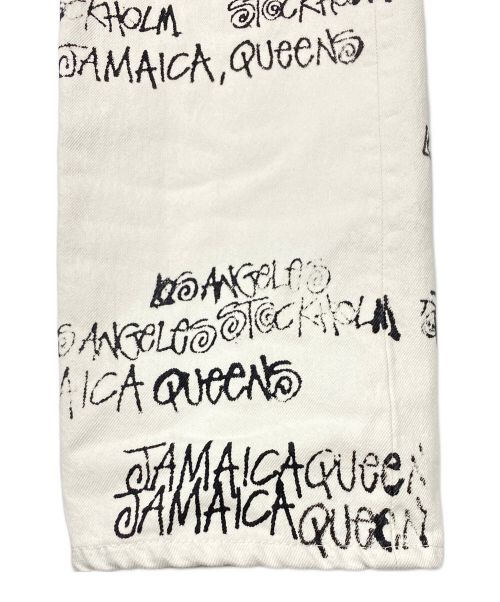 Denim Tears（デニムティアーズ）Denim Tears (デニムティアーズ) stussy (ステューシー) OUR LEGACY (アワーレガシー) 501デニムパンツ ホワイト サイズ:34の古着・服飾アイテム