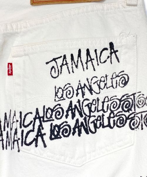 Denim Tears（デニムティアーズ）Denim Tears (デニムティアーズ) stussy (ステューシー) OUR LEGACY (アワーレガシー) 501デニムパンツ ホワイト サイズ:34の古着・服飾アイテム