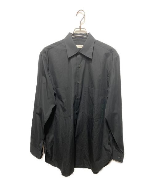 DRIES VAN NOTEN（ドリスヴァンノッテン）DRIES VAN NOTEN (ドリスヴァンノッテン) ロングスリーブシャツ ブラック サイズ:50の古着・服飾アイテム