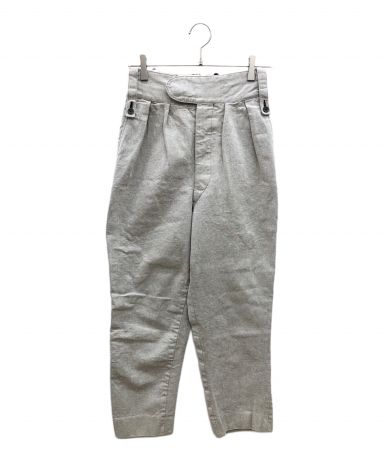 中古・古着通販】NEAT (ニート) ハイウエストコットンパンツ グレー