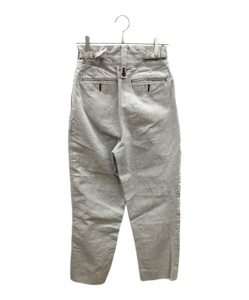 NEAT（ニート）NEAT (ニート) ハイウエストコットンパンツ グレー サイズ:Sの古着・服飾アイテム