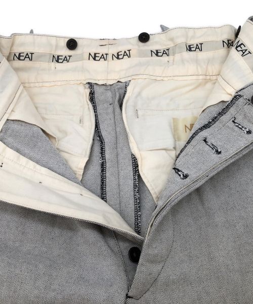 NEAT（ニート）NEAT (ニート) ハイウエストコットンパンツ グレー サイズ:Sの古着・服飾アイテム