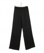 JIL SANDERジルサンダー）の古着「レーヨンシルクパンツ」｜ブラック
