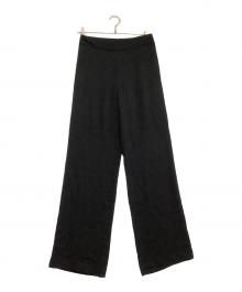 JIL SANDER（ジルサンダー）の古着「レーヨンシルクパンツ」｜ブラック
