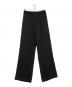 JIL SANDER（ジルサンダー）の古着「レーヨンシルクパンツ」｜ブラック
