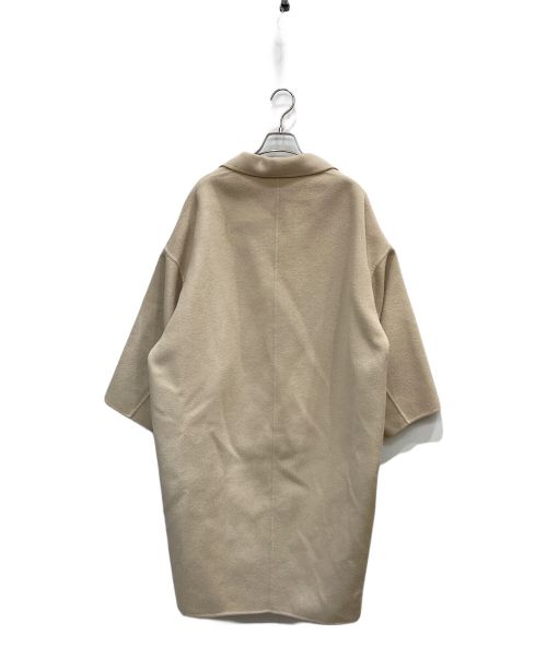 MUSE de Deuxieme Classe（ミューズ ドゥーズィエム クラス）MUSE de Deuxieme Classe (ミューズ ドゥーズィエム クラス) ウールアンゴラリバーコート ベージュ サイズ:FREEの古着・服飾アイテム