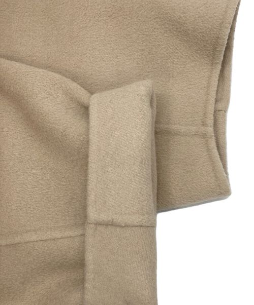 MUSE de Deuxieme Classe（ミューズ ドゥーズィエム クラス）MUSE de Deuxieme Classe (ミューズ ドゥーズィエム クラス) ウールアンゴラリバーコート ベージュ サイズ:FREEの古着・服飾アイテム