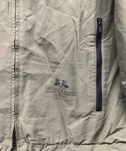 Willis&Geiger（ウィリスアンドガイガー）Willis&Geiger (ウィルスガイガー) フーデッドジャケット カーキ サイズ:Lの古着・服飾アイテム
