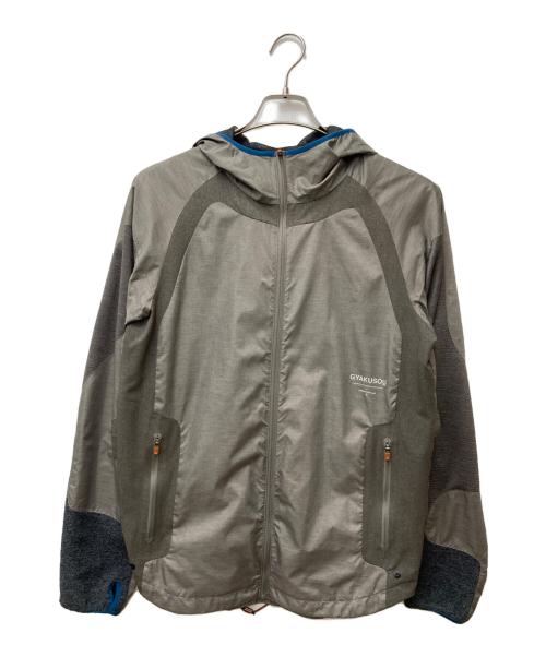 NIKE（ナイキ）NIKE (ナイキ) GYAKUSOU (ギャクソウ) メッシュラインドフーディジャケット グレー サイズ:Mの古着・服飾アイテム