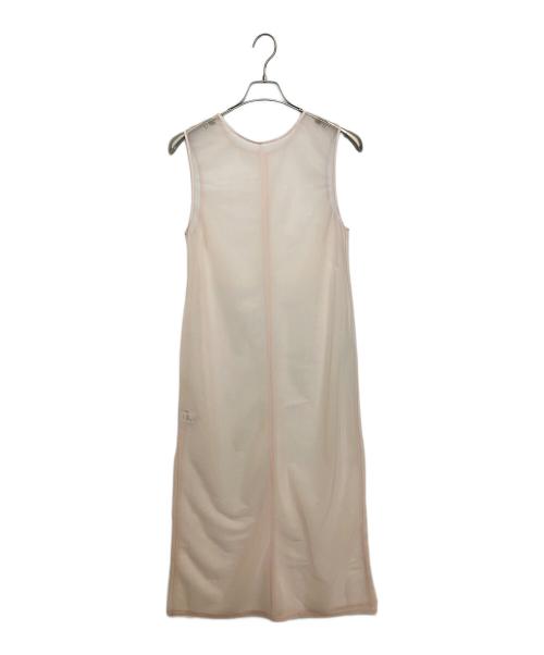 H BEAUTY&YOUTH（エイチ ビューティー&ユース）H BEAUTY&YOUTH (エイチ ビューティー&ユース) シアースムースドレス ピンク サイズ:Mの古着・服飾アイテム