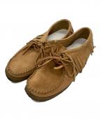 CLARKS×INSCRIREクラークス×アンスクリア）の古着「フリンジ ワラビーシューズ」｜ブラウン