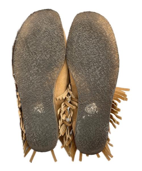 CLARKS（クラークス）CLARKS (クラークス) INSCRIRE (アンスクリア) フリンジ ワラビーシューズ ブラウン サイズ:23.5の古着・服飾アイテム