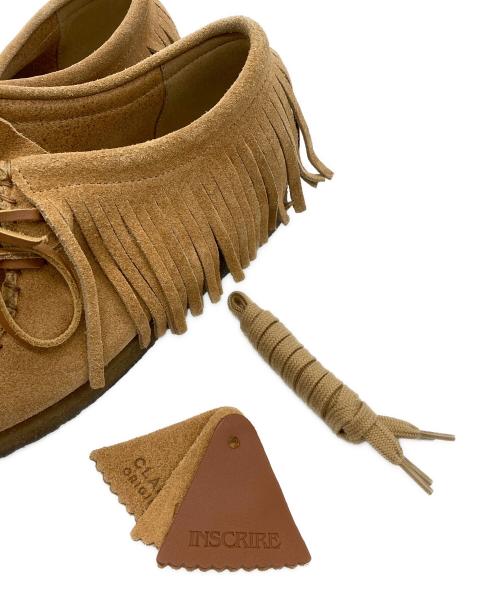 CLARKS（クラークス）CLARKS (クラークス) INSCRIRE (アンスクリア) フリンジ ワラビーシューズ ブラウン サイズ:23.5の古着・服飾アイテム