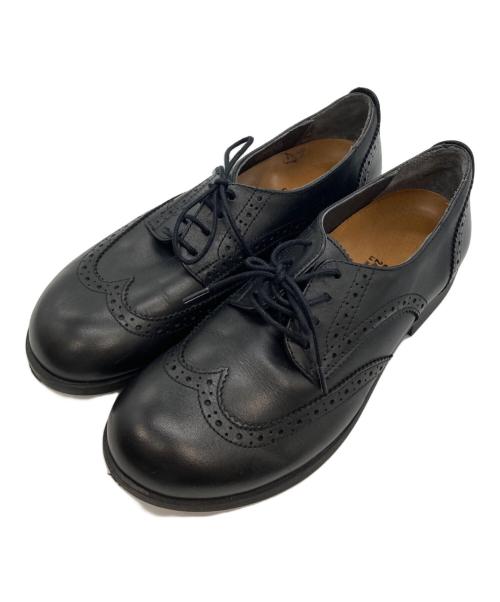 BIRKENSTOCK（ビルケンシュトック）BIRKENSTOCK (ビルケンシュトック) LARAMIE LOW ウィングチップシューズ ブラック サイズ:37の古着・服飾アイテム