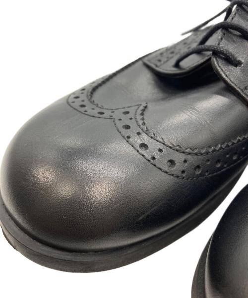 BIRKENSTOCK（ビルケンシュトック）BIRKENSTOCK (ビルケンシュトック) LARAMIE LOW ウィングチップシューズ ブラック サイズ:37の古着・服飾アイテム