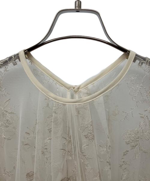 Mystrada（マイストラーダ）Mystrada (マイストラーダ) ジンジャーエンブロイダリーワンピース ベージュ サイズ:38の古着・服飾アイテム