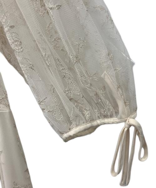 Mystrada（マイストラーダ）Mystrada (マイストラーダ) ジンジャーエンブロイダリーワンピース ベージュ サイズ:38の古着・服飾アイテム