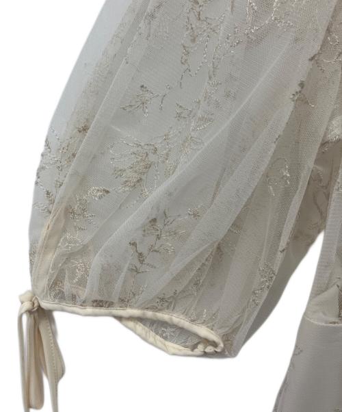 Mystrada（マイストラーダ）Mystrada (マイストラーダ) ジンジャーエンブロイダリーワンピース ベージュ サイズ:38の古着・服飾アイテム