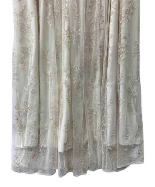 Mystrada（マイストラーダ）Mystrada (マイストラーダ) ジンジャーエンブロイダリーワンピース ベージュ サイズ:38の古着・服飾アイテム