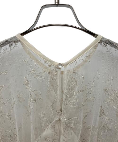 Mystrada（マイストラーダ）Mystrada (マイストラーダ) ジンジャーエンブロイダリーワンピース ベージュ サイズ:38の古着・服飾アイテム