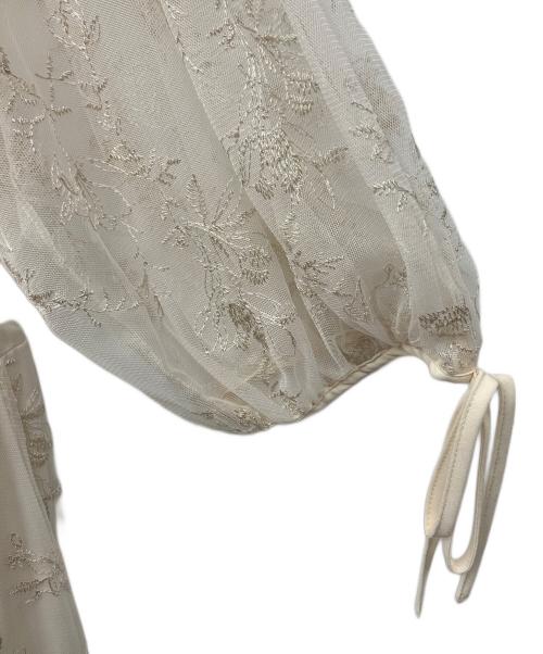 Mystrada（マイストラーダ）Mystrada (マイストラーダ) ジンジャーエンブロイダリーワンピース ベージュ サイズ:38の古着・服飾アイテム