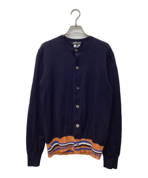 COMME des GARCONS HOMME DEUX（コムデギャルソン オム ドゥ）COMME des GARCONS HOMME DEUX (コムデギャルソン オム ドゥ) ウールカーディガン ネイビー サイズ:Ｍの古着・服飾アイテム