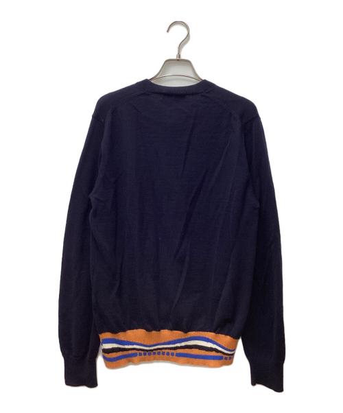 COMME des GARCONS HOMME DEUX（コムデギャルソン オム ドゥ）COMME des GARCONS HOMME DEUX (コムデギャルソン オム ドゥ) ウールカーディガン ネイビー サイズ:Ｍの古着・服飾アイテム