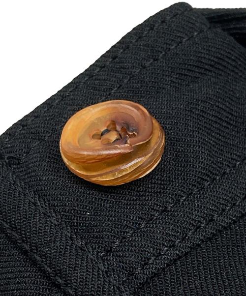 COMME des GARCONS HOMME DEUX（コムデギャルソン オム ドゥ）COMME des GARCONS HOMME DEUX (コムデギャルソン オム ドゥ) ポリ縮絨テーパードパンツ ブラック サイズ:XSの古着・服飾アイテム