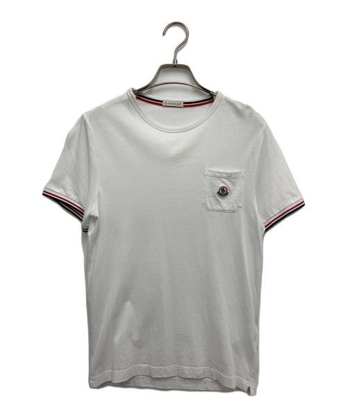 MONCLER（モンクレール）MONCLER (モンクレール) MAGLIA T-SHIRT ホワイト サイズ:XSの古着・服飾アイテム